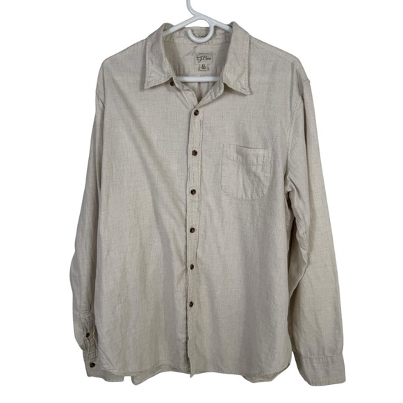 J.Crew Brushed Twill Shirt, Canvas, Size XL - Picture 1 of 7